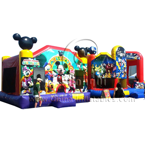 inflatable mickey mouse bouncy castle